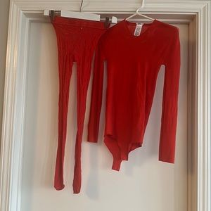 Leggings & body suit,